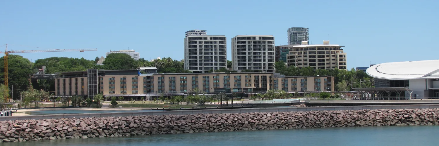 The Darwin Waterfront precinct and harbour
