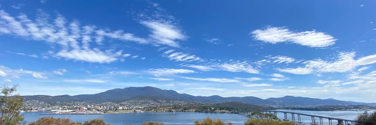 Hobart, the Derwent River and kunanyi / Mount Wellington