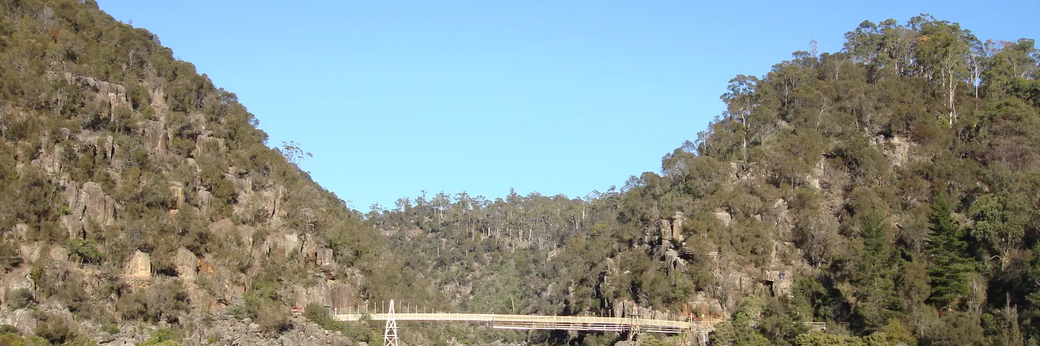 Cataract Gorge at Launceston, Tasmania