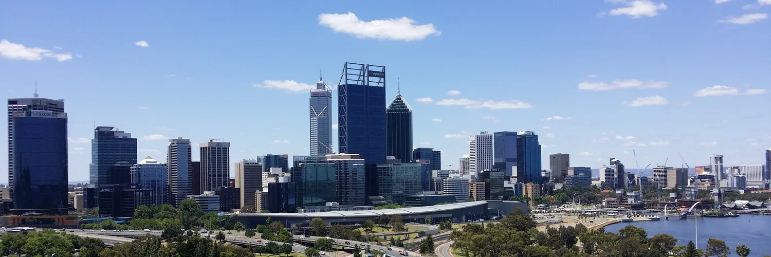 Perth city skyline seen from Kings Park