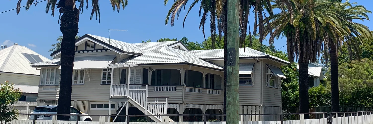 A traditional Queenslander house in Brisbane