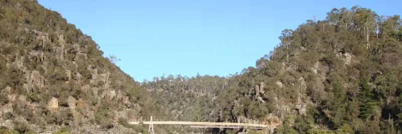 Cataract Gorge at Launceston, Tasmania